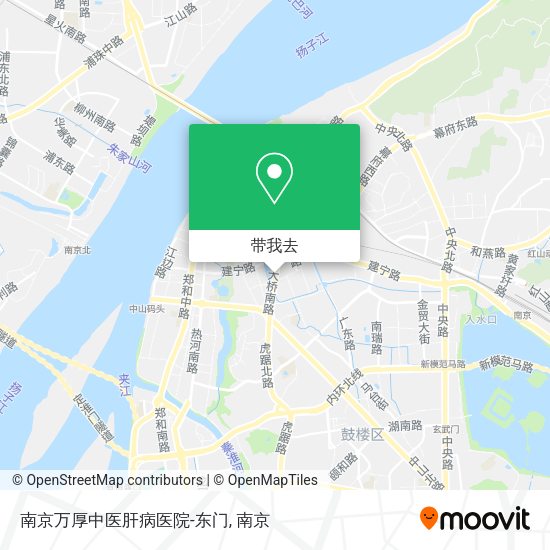 南京万厚中医肝病医院-东门地图