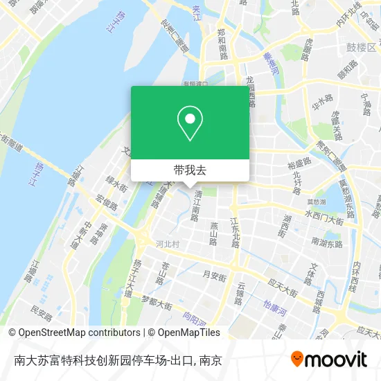 南大苏富特科技创新园停车场-出口地图