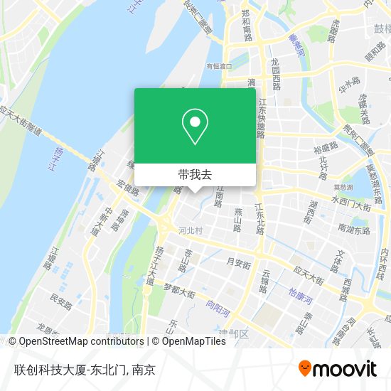 联创科技大厦-东北门地图
