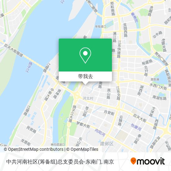中共河南社区(筹备组)总支委员会-东南门地图