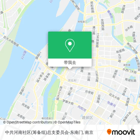 中共河南社区(筹备组)总支委员会-东南门地图