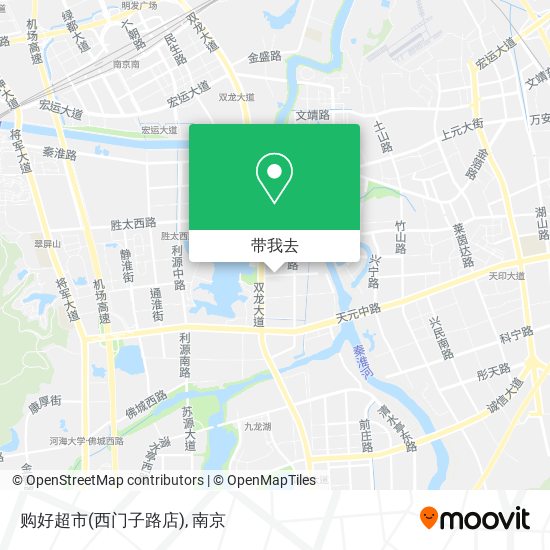 购好超市(西门子路店)地图