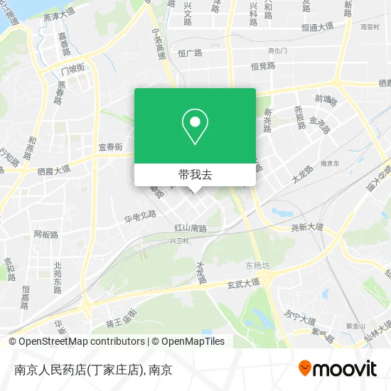 南京人民药店(丁家庄店)地图