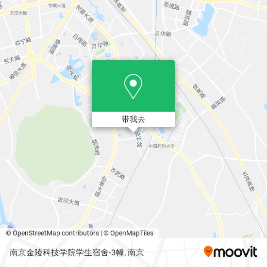 南京金陵科技学院学生宿舍-3幢地图