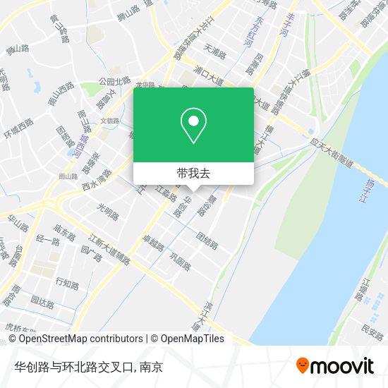 华创路与环北路交叉口地图