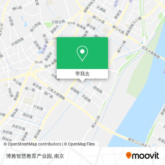 博雅智慧教育产业园地图
