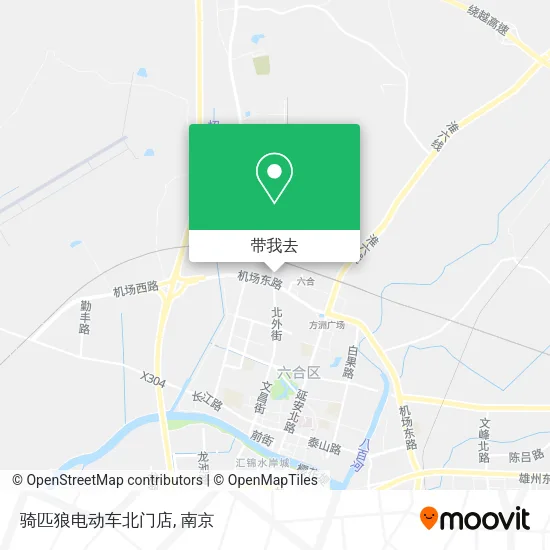 骑匹狼电动车北门店地图