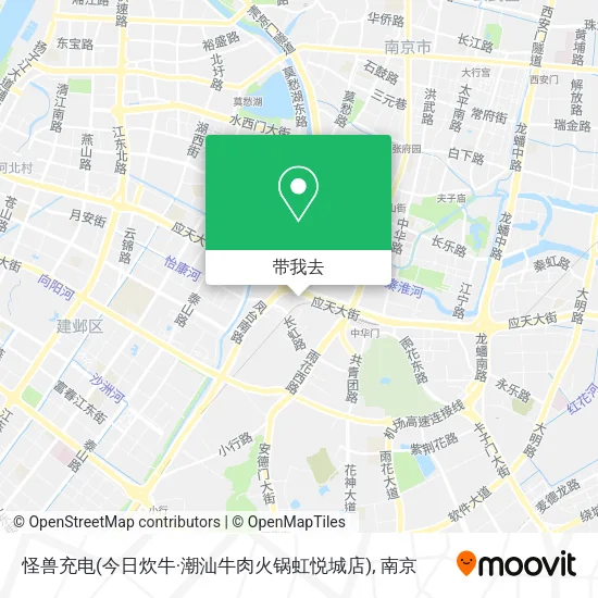 怪兽充电(今日炊牛·潮汕牛肉火锅虹悦城店)地图