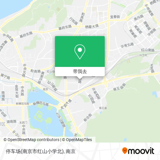 停车场(南京市红山小学北)地图