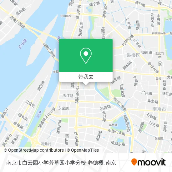 南京市白云园小学芳草园小学分校-养德楼地图