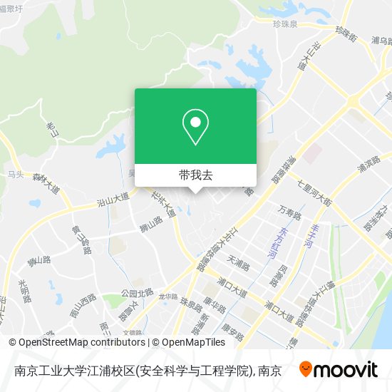 南京工业大学江浦校区(安全科学与工程学院)地图