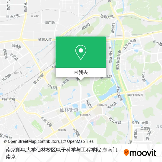 南京邮电大学仙林校区电子科学与工程学院-东南门地图