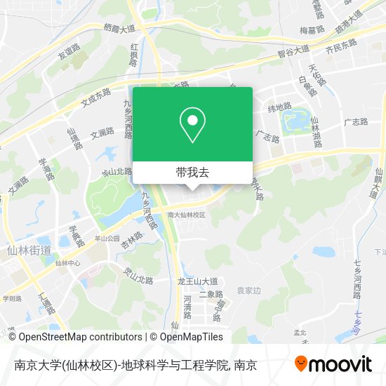 南京大学(仙林校区)-地球科学与工程学院地图