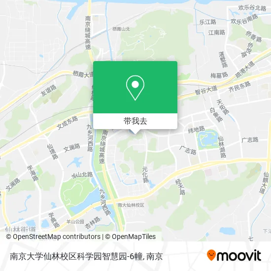 南京大学仙林校区科学园智慧园-6幢地图