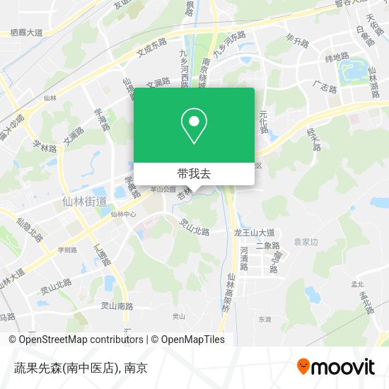 蔬果先森(南中医店)地图