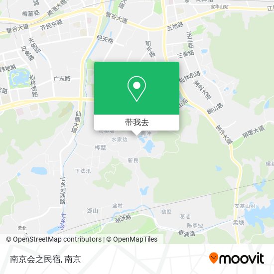 南京会之民宿地图