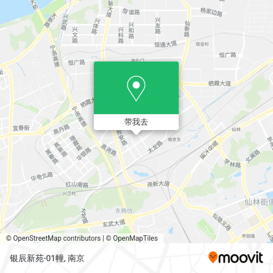 银辰新苑-01幢地图