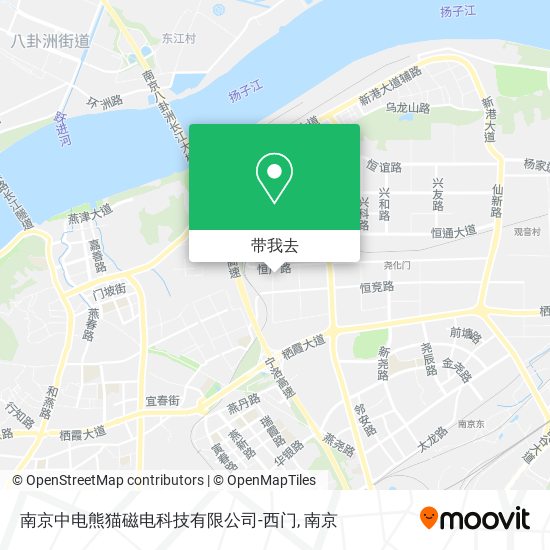 南京中电熊猫磁电科技有限公司-西门地图