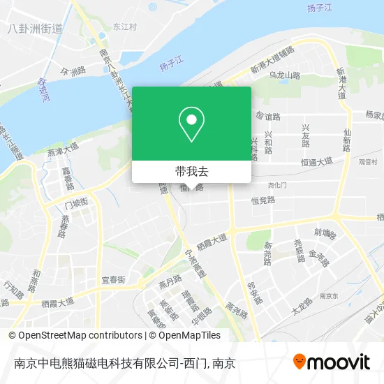 南京中电熊猫磁电科技有限公司-西门地图