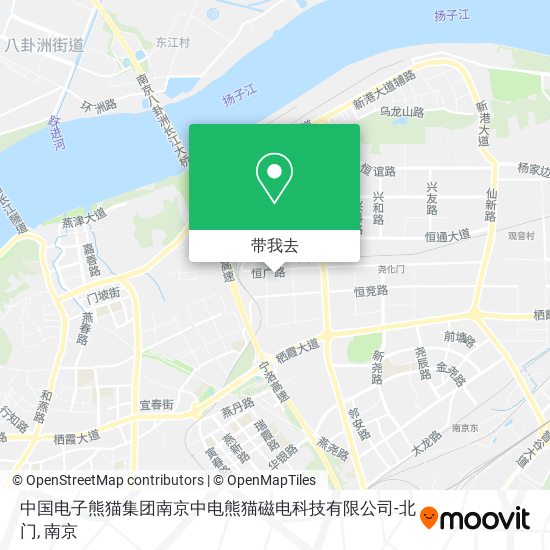 中国电子熊猫集团南京中电熊猫磁电科技有限公司-北门地图