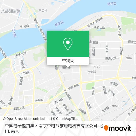 中国电子熊猫集团南京中电熊猫磁电科技有限公司-北门地图