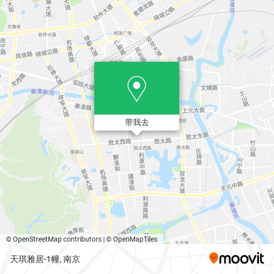 天琪雅居-1幢地图