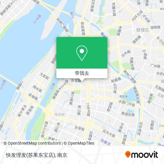 快发理发(苏果东宝店)地图