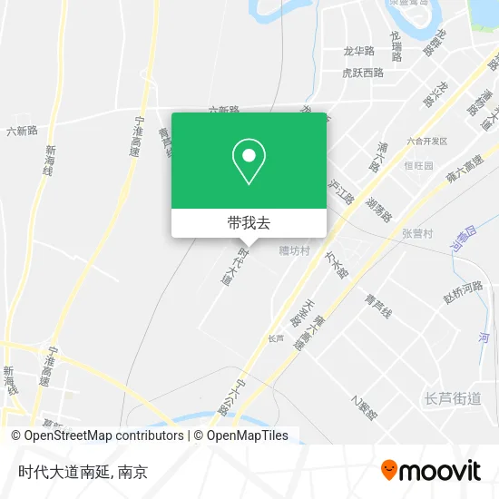 时代大道南延地图