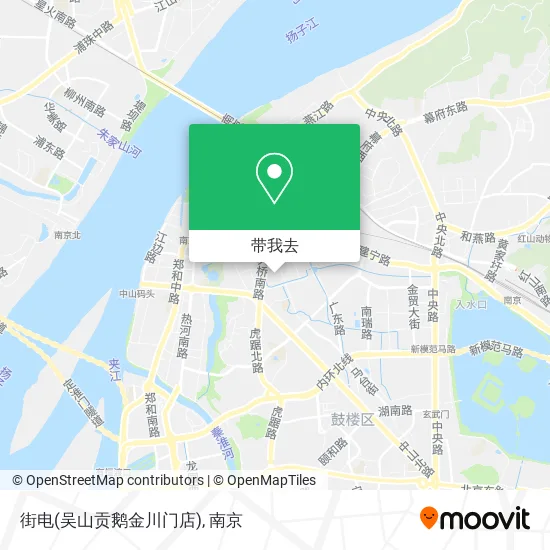 街电(吴山贡鹅金川门店)地图