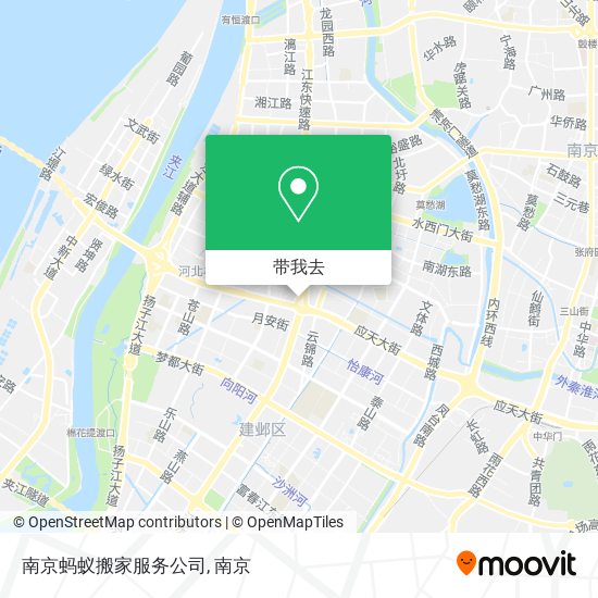 南京蚂蚁搬家服务公司地图