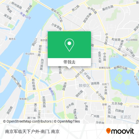 南京军临天下户外-南门地图