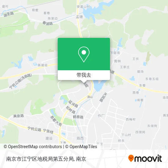 南京市江宁区地税局第五分局地图