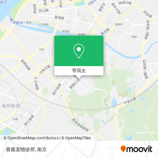 蔷薇宠物诊所地图