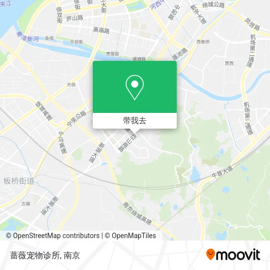 蔷薇宠物诊所地图