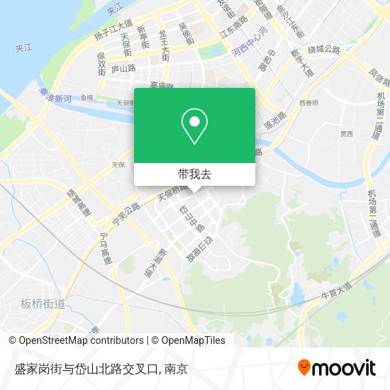 盛家岗街与岱山北路交叉口地图