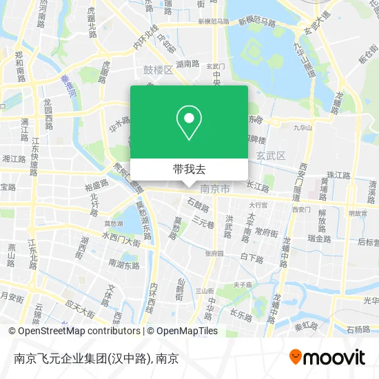 南京飞元企业集团(汉中路)地图