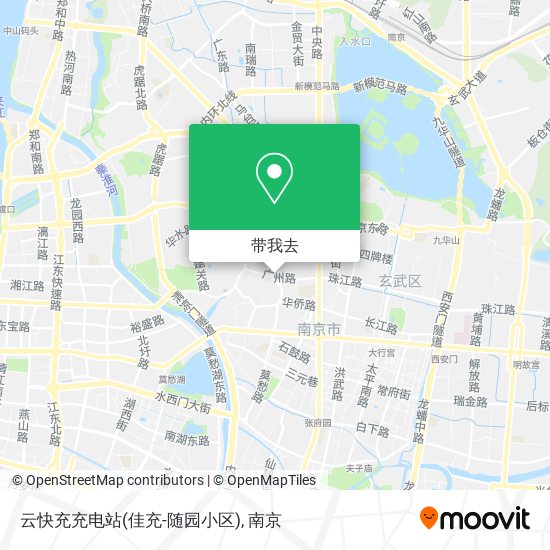云快充充电站(佳充-随园小区)地图