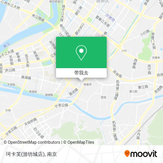 珂卡芙(游坊城店)地图