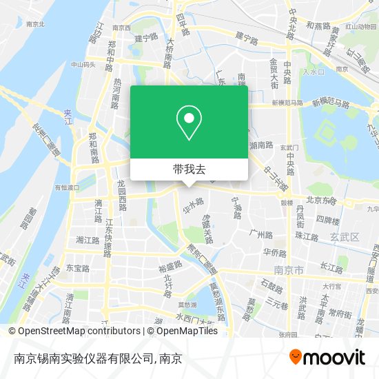 南京锡南实验仪器有限公司地图