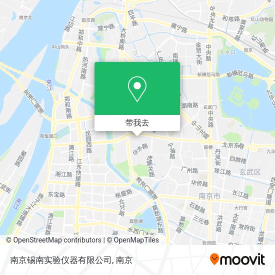 南京锡南实验仪器有限公司地图