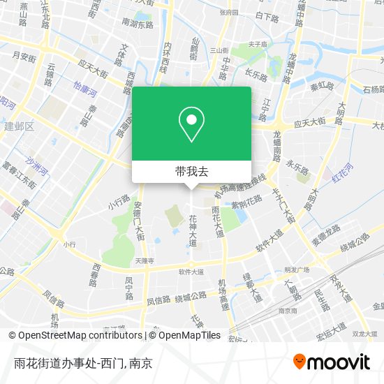 雨花街道办事处-西门地图