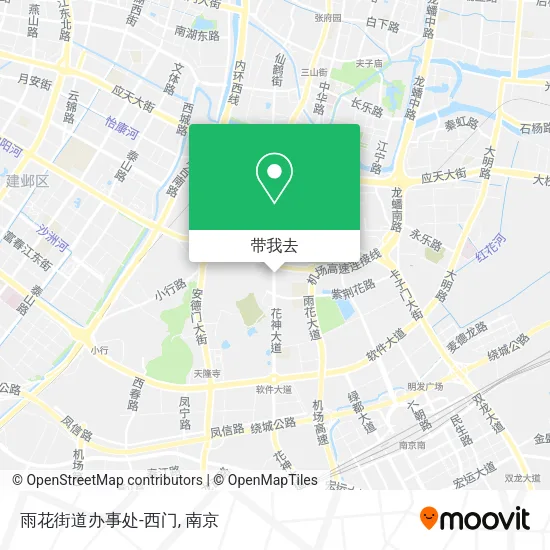 雨花街道办事处-西门地图
