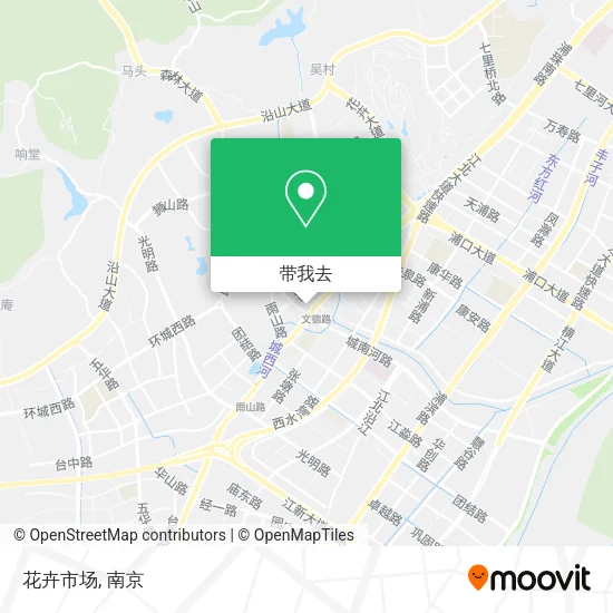 花卉市场地图