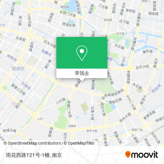 雨花西路121号-1幢地图