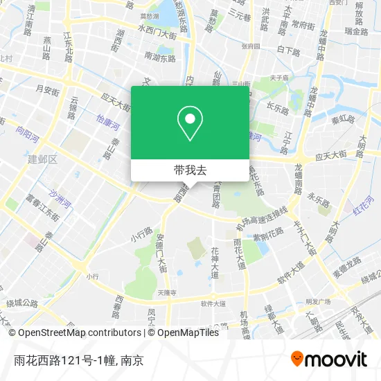 雨花西路121号-1幢地图