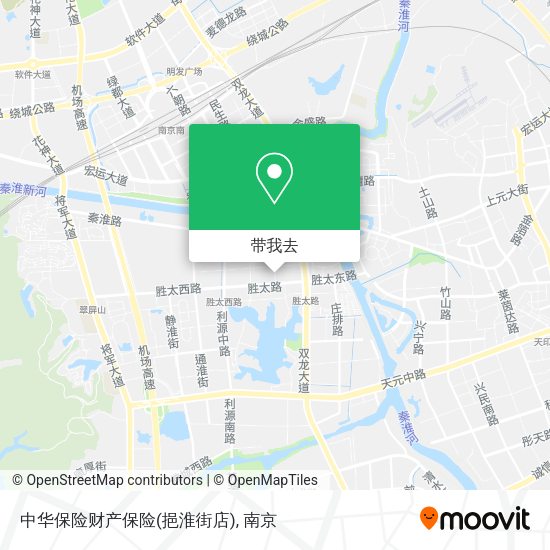 中华保险财产保险(挹淮街店)地图