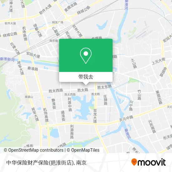 中华保险财产保险(挹淮街店)地图