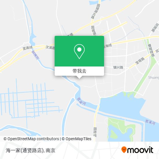 海一家(通贤路店)地图