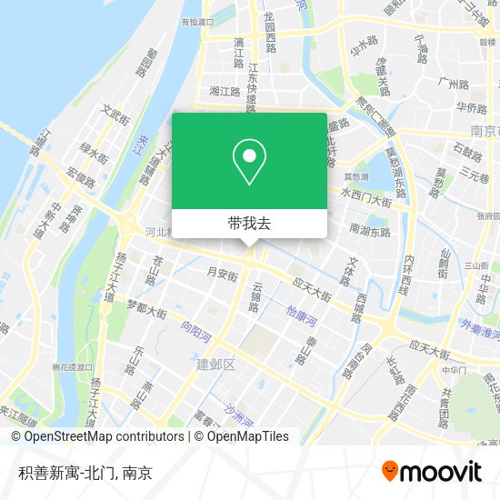积善新寓-北门地图