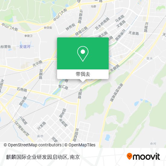 麒麟国际企业研发园启动区地图